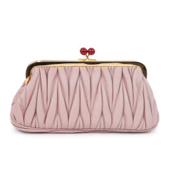 Pochette  clutch MIU MIU rose poudré