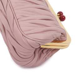 Pochette  clutch MIU MIU rose poudré