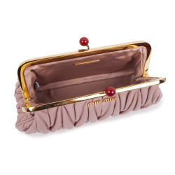 Pochette  clutch MIU MIU rose poudré