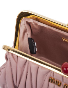 Pochette  clutch MIU MIU rose poudré