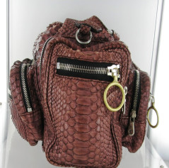 Sac CHLOE en python rose