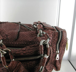 Sac CHLOE en python rose