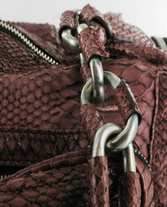 Sac CHLOE en python rose