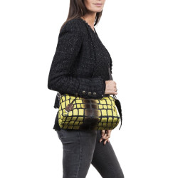 Sac FENDI poulain façon crocodile  et alligator