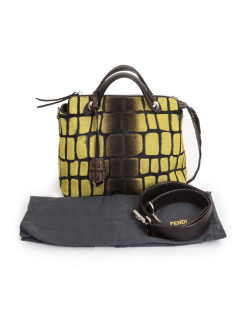 Sac FENDI poulain façon crocodile  et alligator