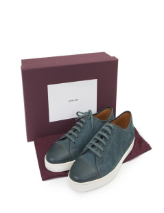 Sneakers JOHN LOBB  T.45  bleu pétrole Homme