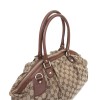 Sac GUCCI toile monogram beige et marron Vintage