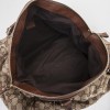 Sac GUCCI toile monogram beige et marron Vintage