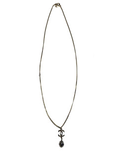 Collier CHANEL pendentif boule 