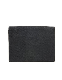 Pochette CHRISTIAN DIOR Vintage en tissu noir satiné