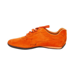 Baskets Homme HERMES T orange en daim