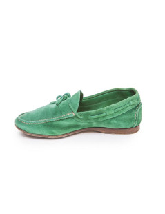 Mocassins Homme HERMES T 44 en daim vert