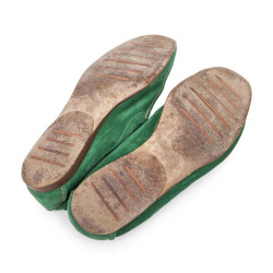 Mocassins Homme HERMES T 44 en daim vert