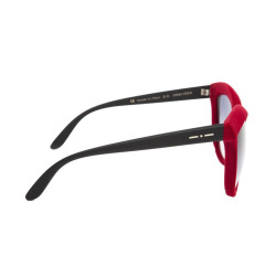 Lunettes de soleil ITALIA INDEPENDANT avec monture de velour rouge