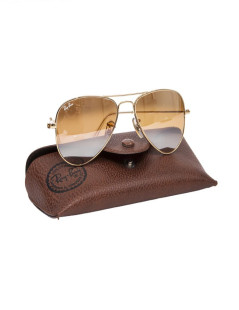 Lunettes de soleil RAY BAN en métal doré