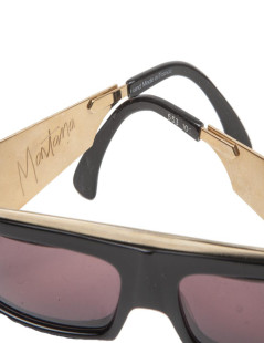 Lunettes de soleil MONTANA noir et doré