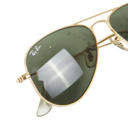 Lunettes de soleil RAY BAN en métal doré