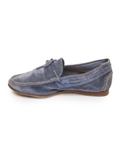 Mocassins Homme HERMES T 44 en daim navy