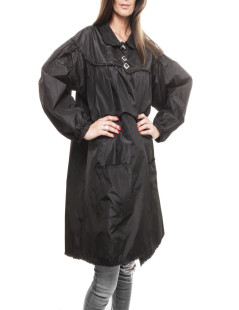 Veste longue t 38 CHANEL organza noir