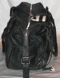 Sac CHLOE en cuir vert foncé 