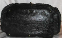 Sac CHLOE en cuir brillant noir