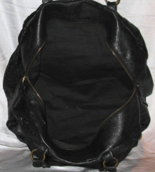 Sac CHLOE en cuir brillant noir