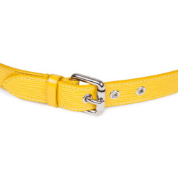 Ceinture LOUIS VUITTON cuir épi jaune