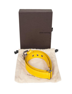 Ceinture LOUIS VUITTON cuir épi jaune