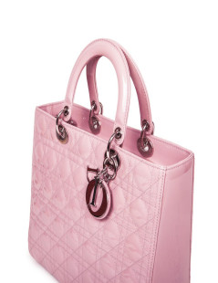 Sac Lady Dior verni rose  DIOR 