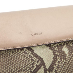 Pochette GUCCI en python vert