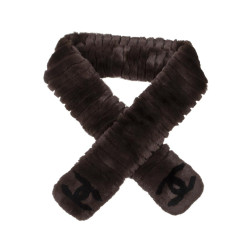 CHANEL Scarf in Brown Orylag Fur