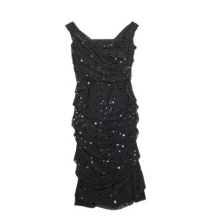 Robe DOLCE GABBANA T 38 FR noire à paillettes