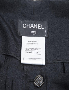 Jupe-short CHANEL noire T 36