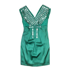 DIOR green cocktail dress