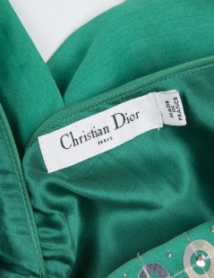 DIOR green cocktail dress