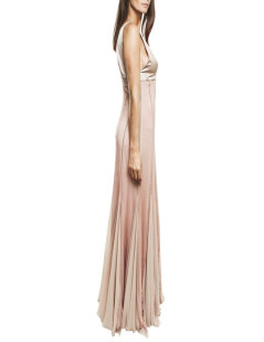 DORIAN HO powder pink evening dress