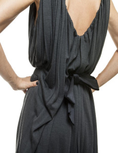 LANVIN grey cotton dress