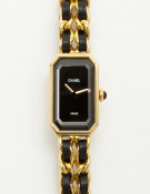 CHANEL Première watch in gold plated metal