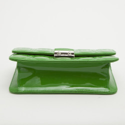 Sac pochette  Miss Dior  DIOR en cuir verni vert gazon