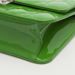 Sac pochette  Miss Dior  DIOR e cuir verni vert gazon