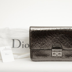 Sac pochette  Miss Dior  DIOR cuir craquelé  canon de fusil