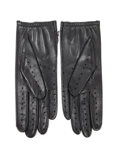 Gants AGNELLE Homme cuir d'agneau lisse noir