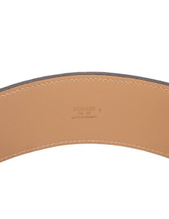 Ceinture CDC HERMES T  en daim bleue