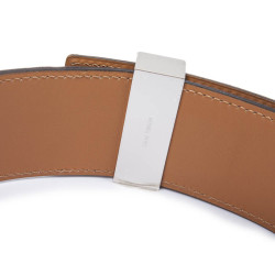 Ceinture CDC HERMES T  en daim bleue