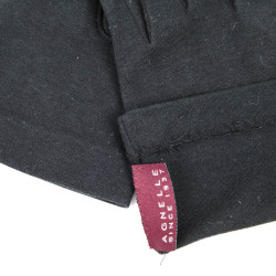 Gants AGNELLE F en jersey noir