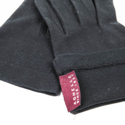 Gants AGNELLE F en jersey noir