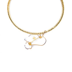 Collier ras de cou LOU DE LA FALAISE