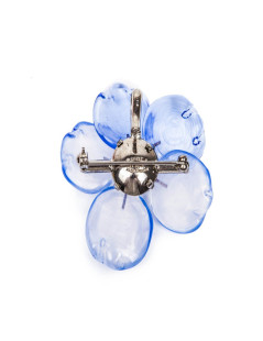 Broche CHANEL bleu ciel