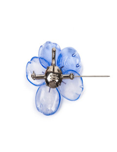 Broche CHANEL bleu ciel