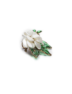 Broche MARGUERITE DE VALOIS pâte de verre